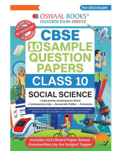 Oswaal Social Science Standard Sample Papers for Class -10